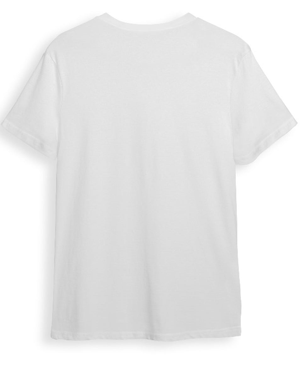 Leo Men Round Neck Short Sleeve White Colour t - shirt
