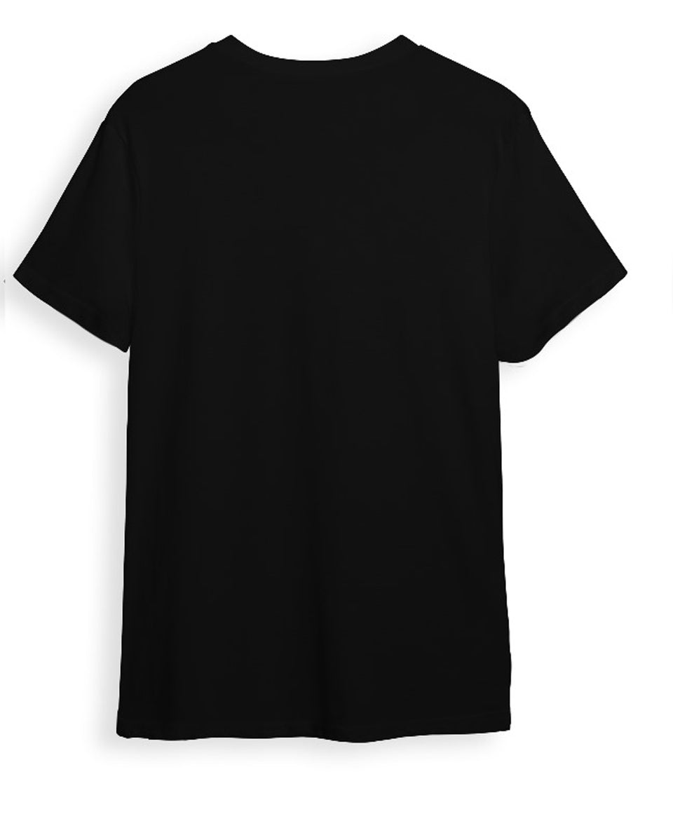 Leo Men Round Neck Short Sleeve Black Color t - shirt